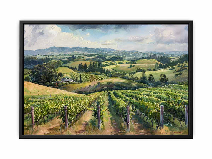 South Australia Vineyard   Painting