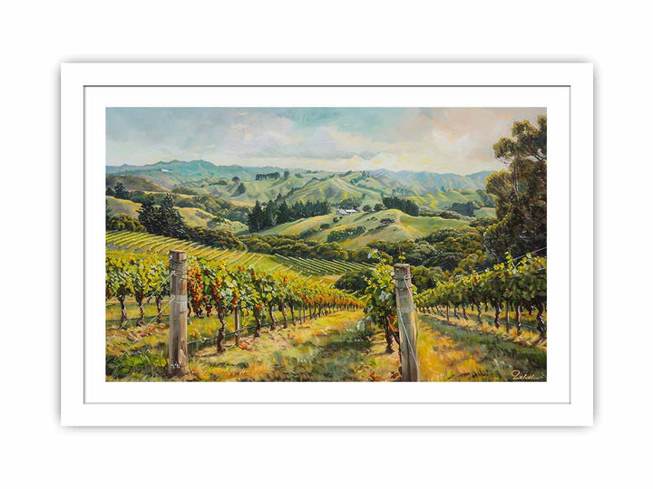 South Australia Vineyard  Streched canvas