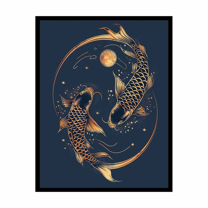 Lucky Koi Fish   Painting