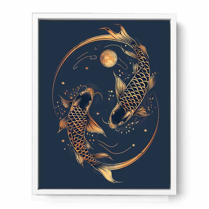 Lucky Koi Fish  Framed Print