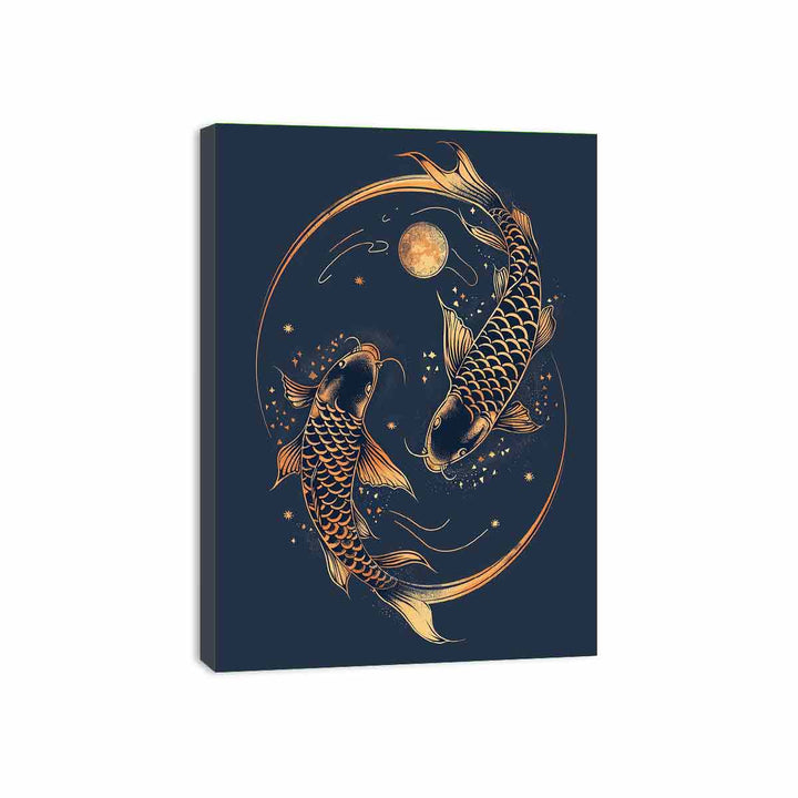 Lucky Koi Fish  Canvas Print