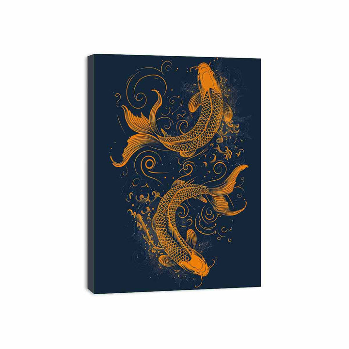 Lucky Koi Fish  Canvas Print