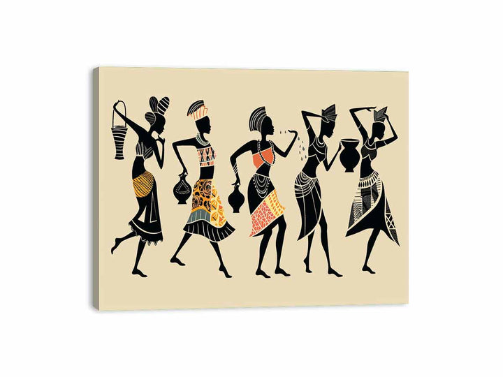 Dance in Africa  Canvas Print