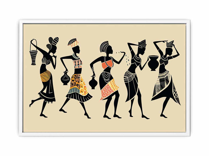 Dance in Africa  Framed Print