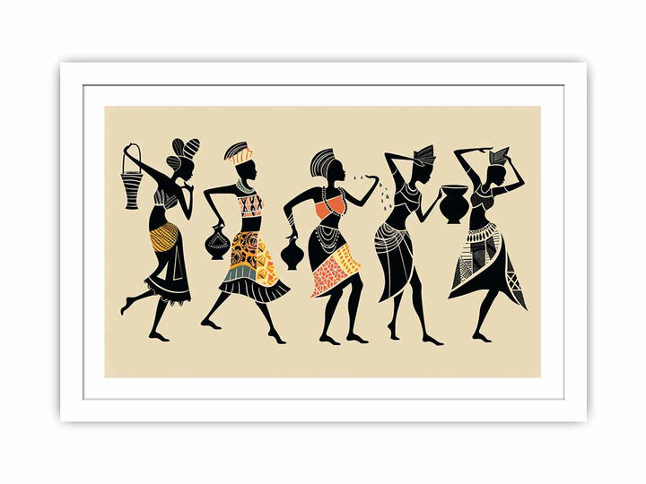 Dance in Africa  Streched canvas