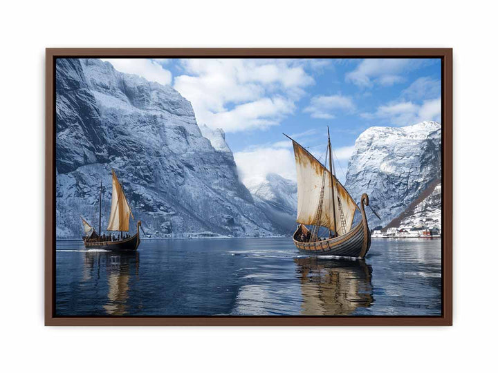 Viking Ship Painting