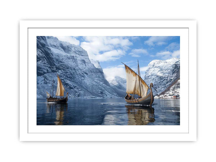 Viking Ship  framed Print