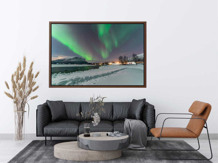 Northern Lights Painting  Art Print