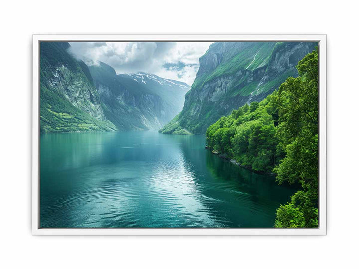 Fjord Landscape Painting