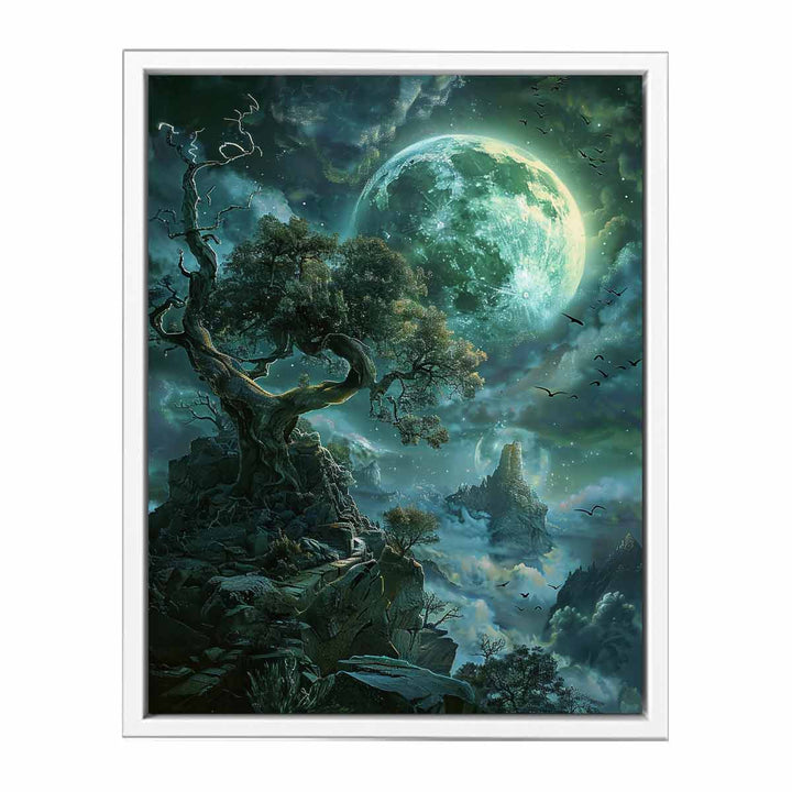 Fantasy moon Painting