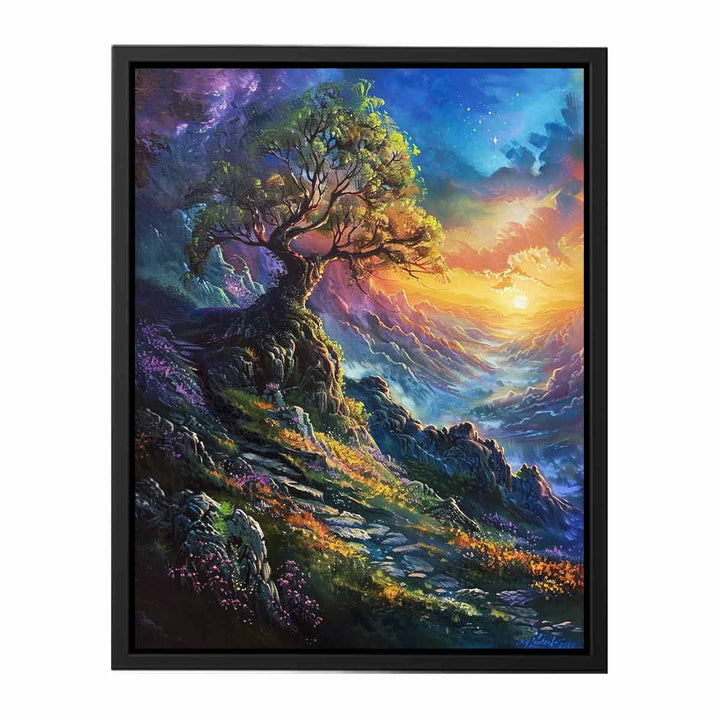 Up Tree  canvas Print