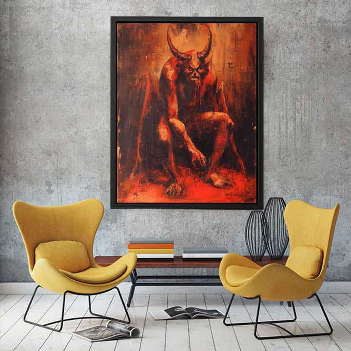 Devil Painting Art Print