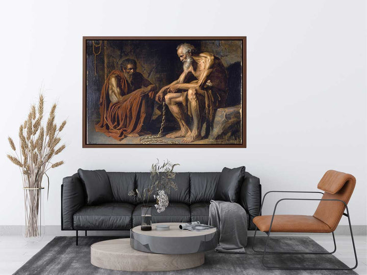 Mammon And His Slave Art Print