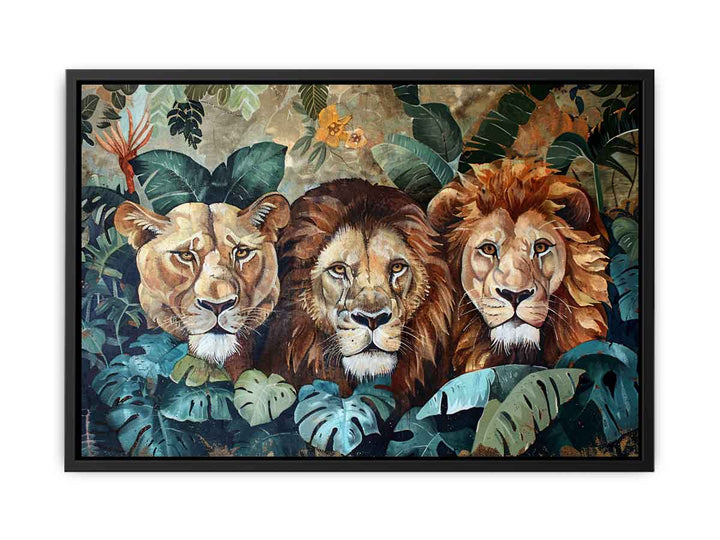 Animals Harmony canvas Print