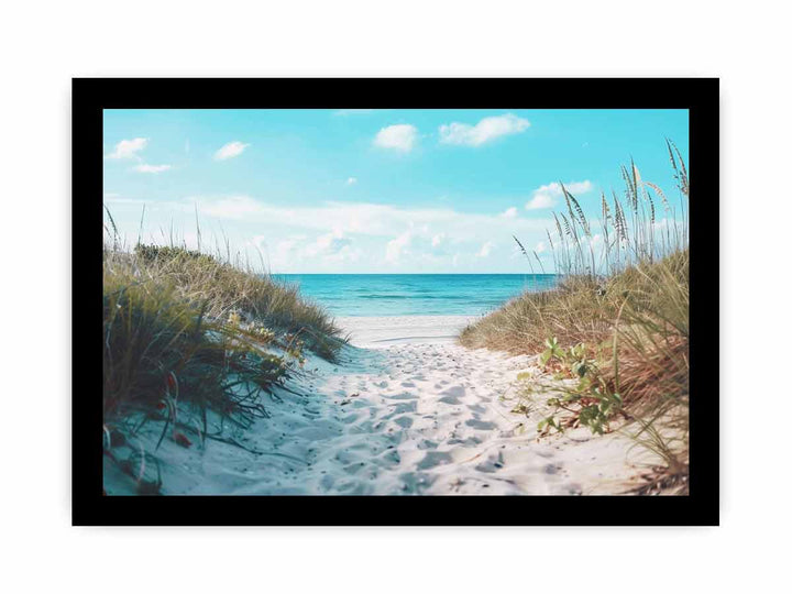 To Oceean framed Print