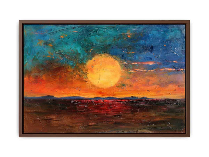 Desert Sunset  Painting