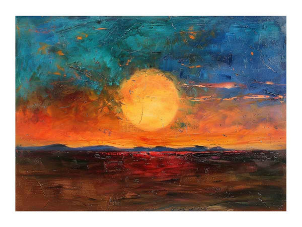 Desert Sunset Art Print