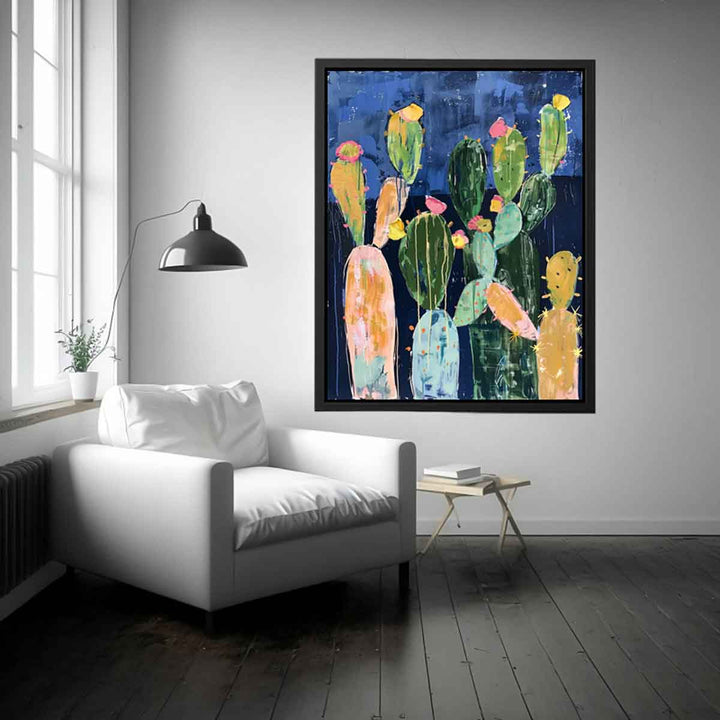 Cacti Painting Art Print