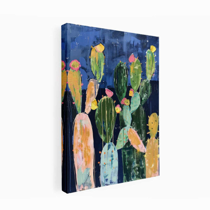 Cacti Painting canvas Print