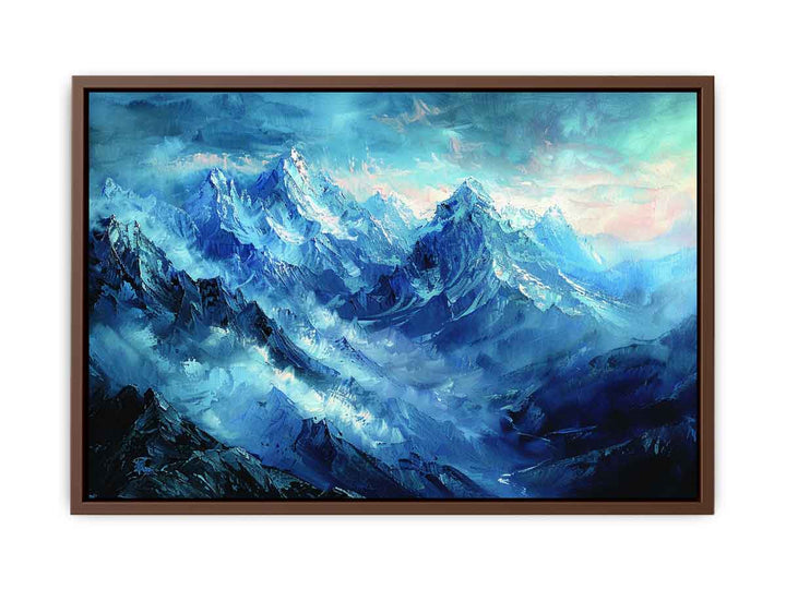 Himalayas Snow Painting 