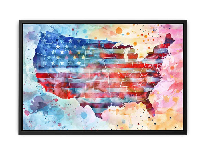 America Art  canvas Print