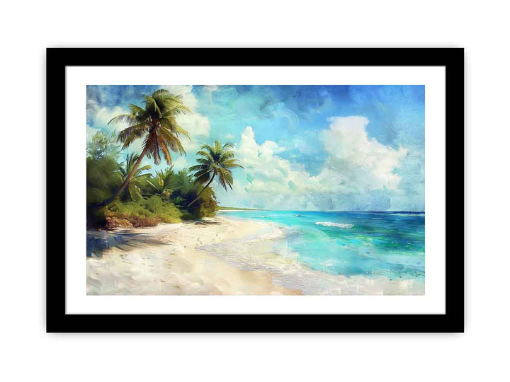 Calm Beach  Art Print