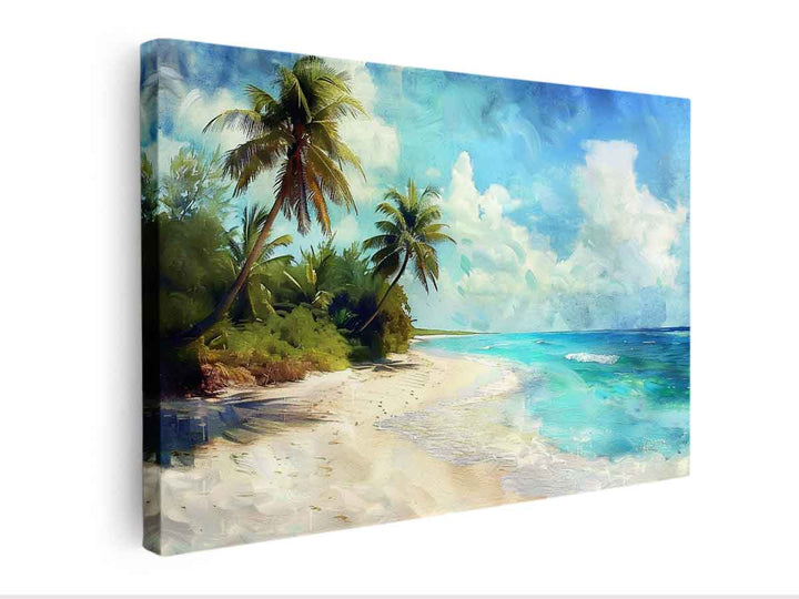 Calm Beach Canvas Print