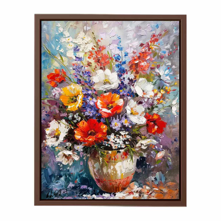 Lovely Flower Vase  Poster