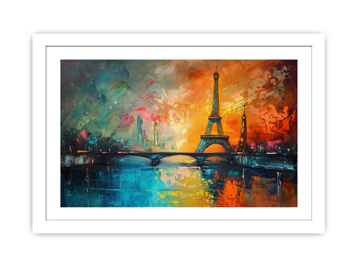 Eiffel Tower Paris Streched canvas