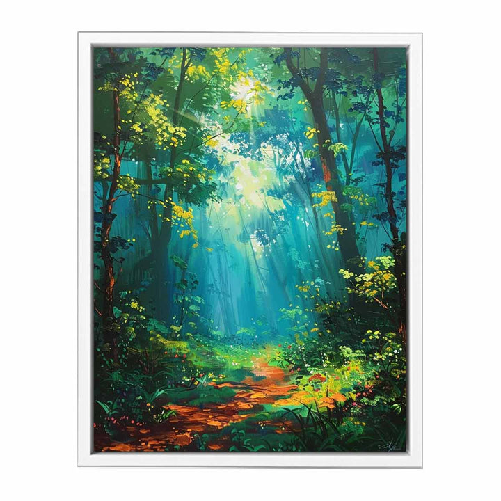 Forest Trees Framed Print