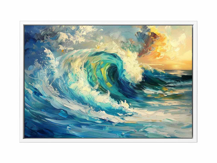 Waves  Framed Print