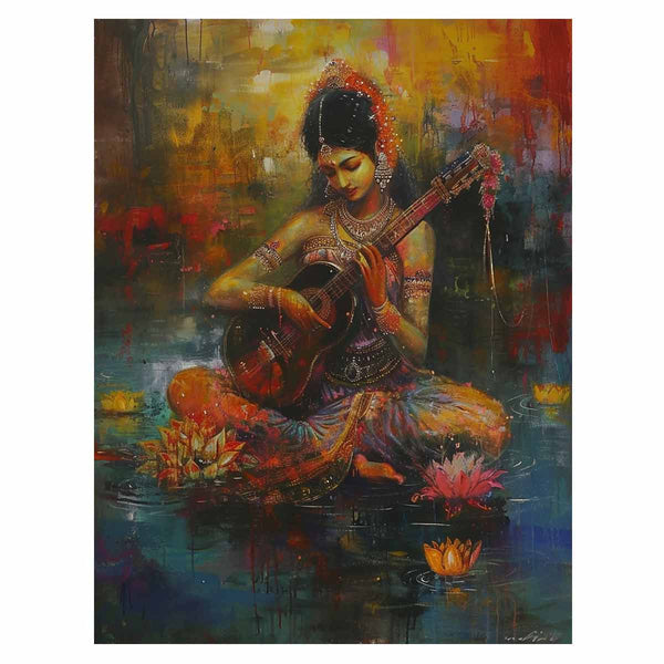 Sarasvati Painting