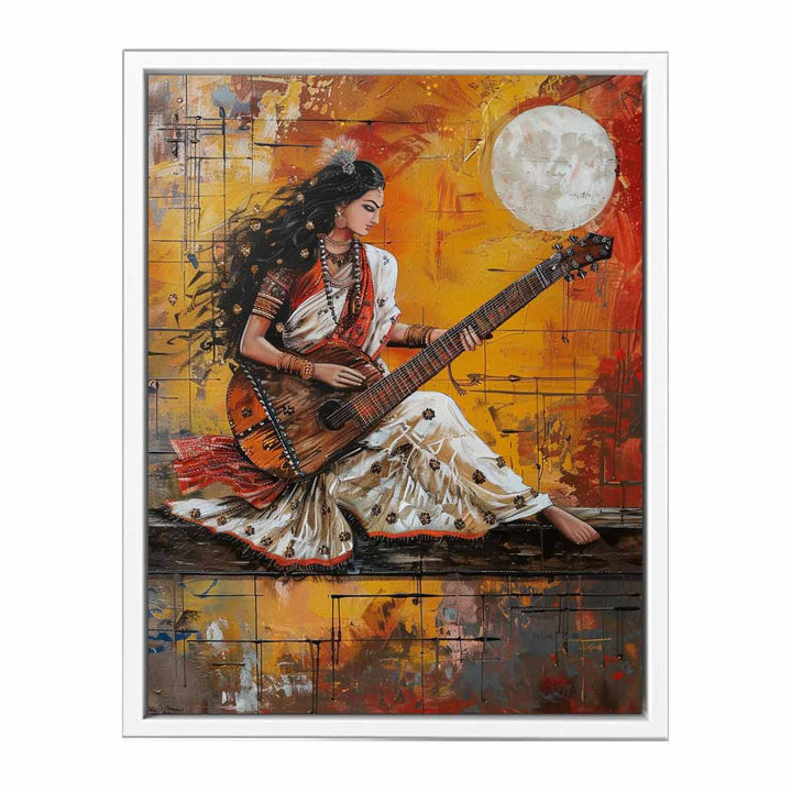 Veena Framed Print