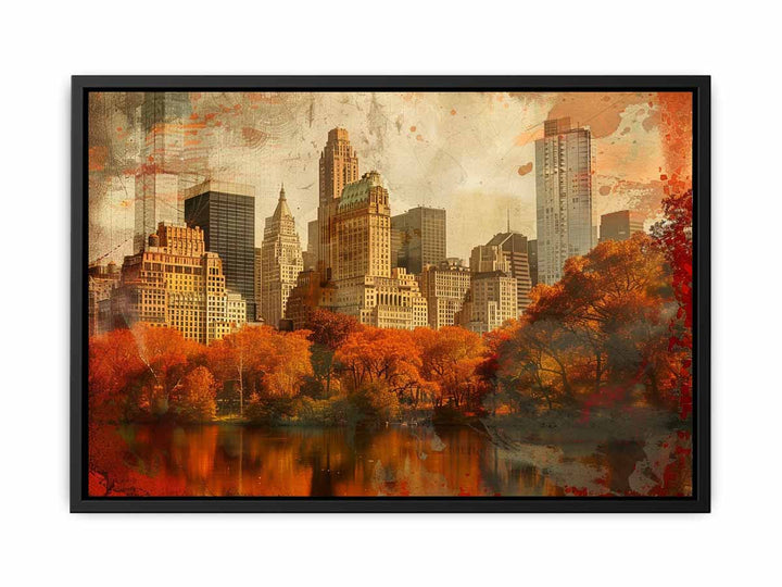 New York Fall  Painting