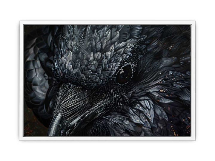 Black Cock Framed Print