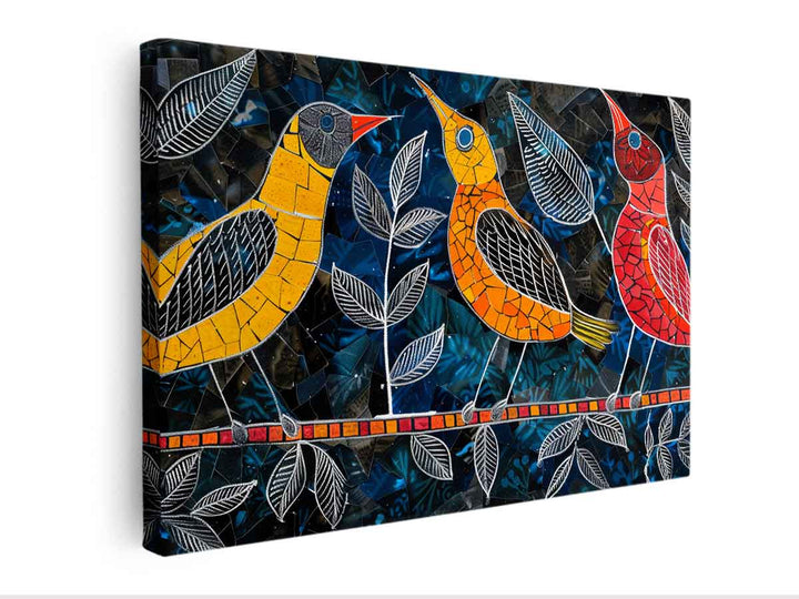 Three Birds Canvas Print