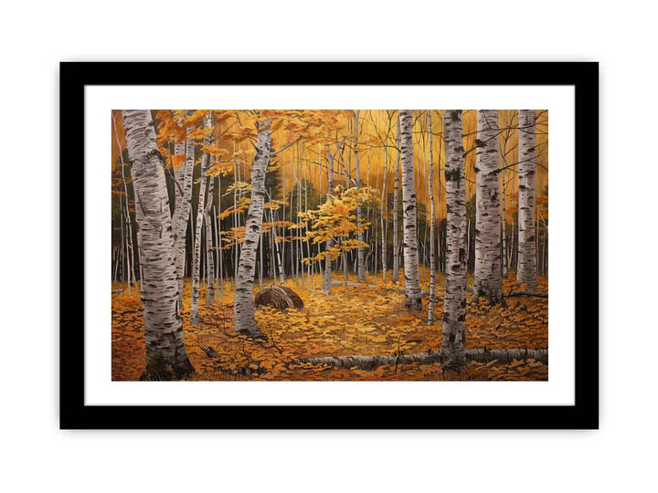 Yellow Forest  Art Print