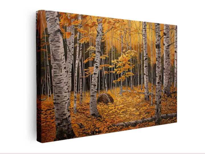 Yellow Forest Canvas Print