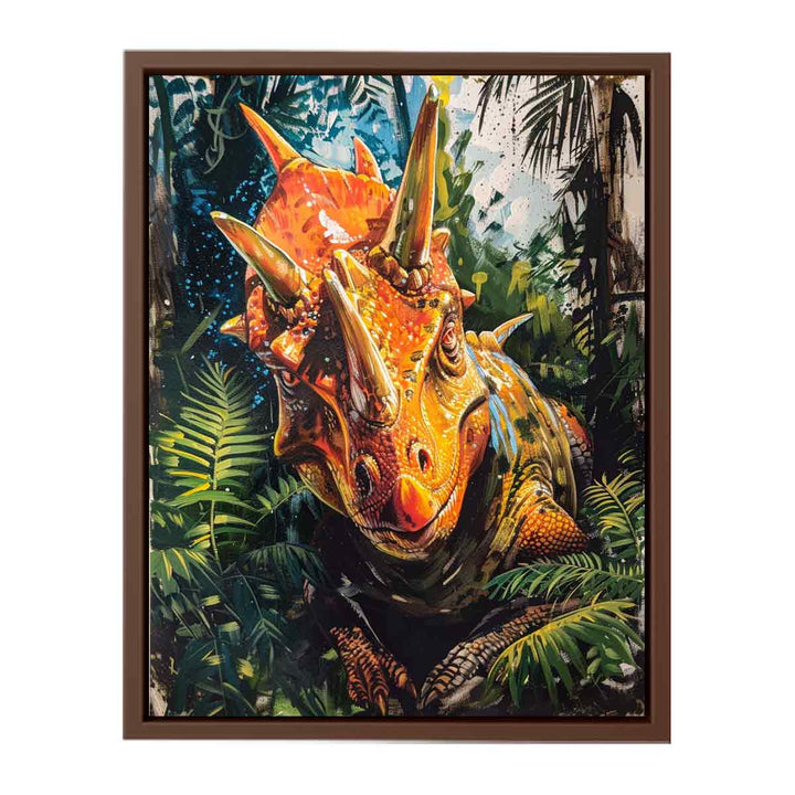 Dinosaur Painting  Poster