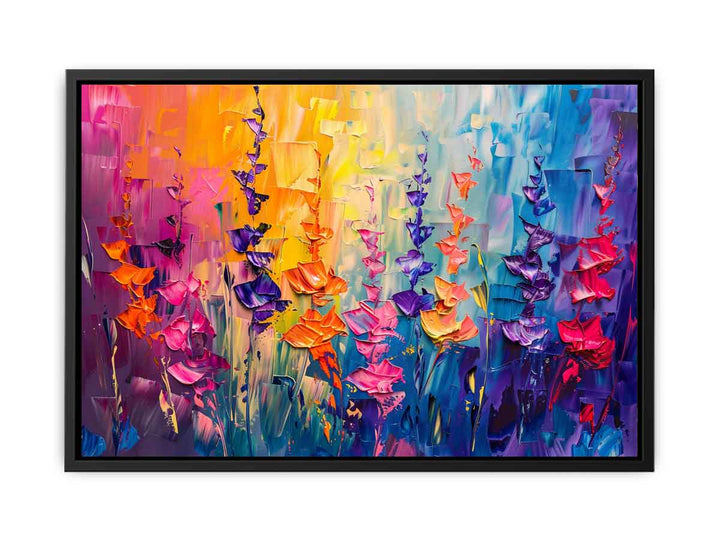 Abstract Flower Buds  Painting