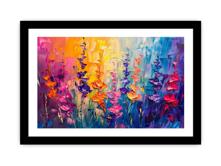 Abstract Flower Buds  Art Print