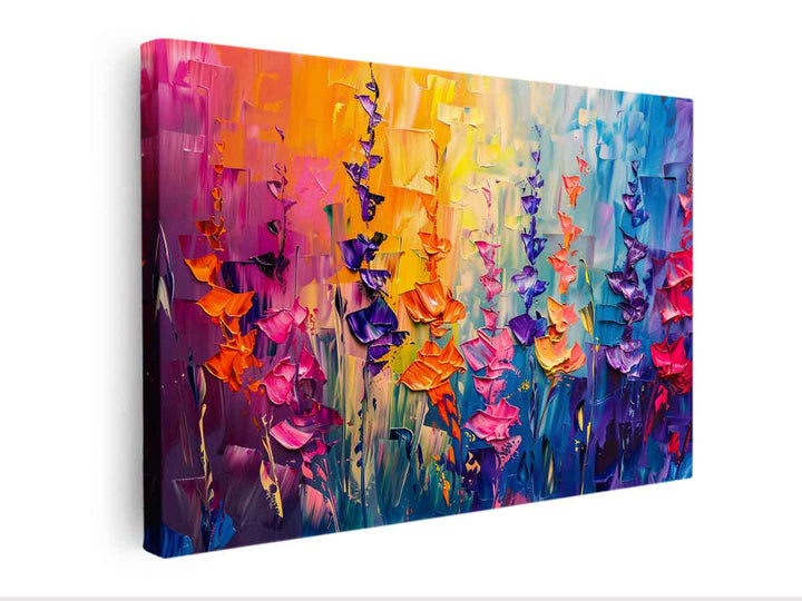 Abstract Flower Buds Canvas Print