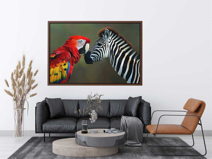 Parrot & Zebra  