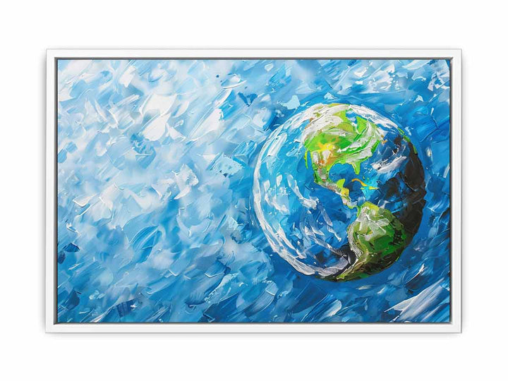 Save Earth Framed Print