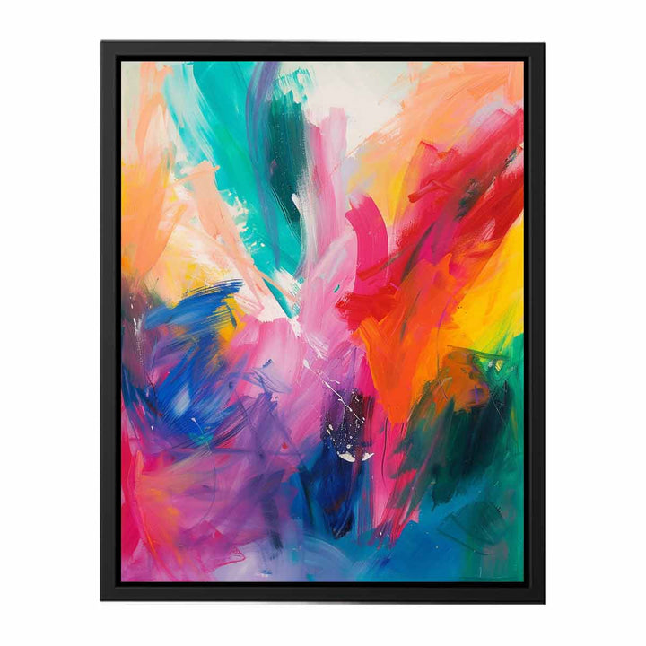 Rainbow Abstract  Painting