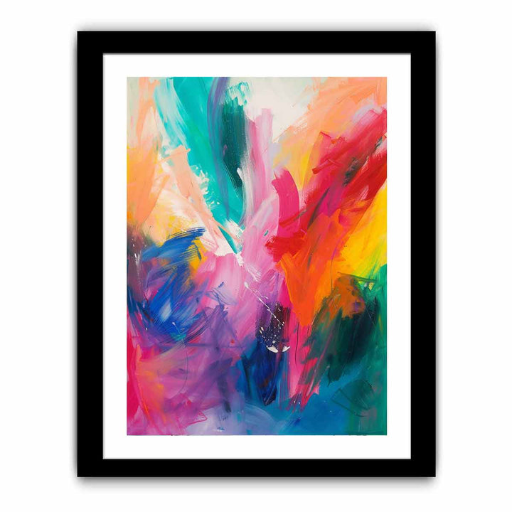 Rainbow Abstract  Art Print