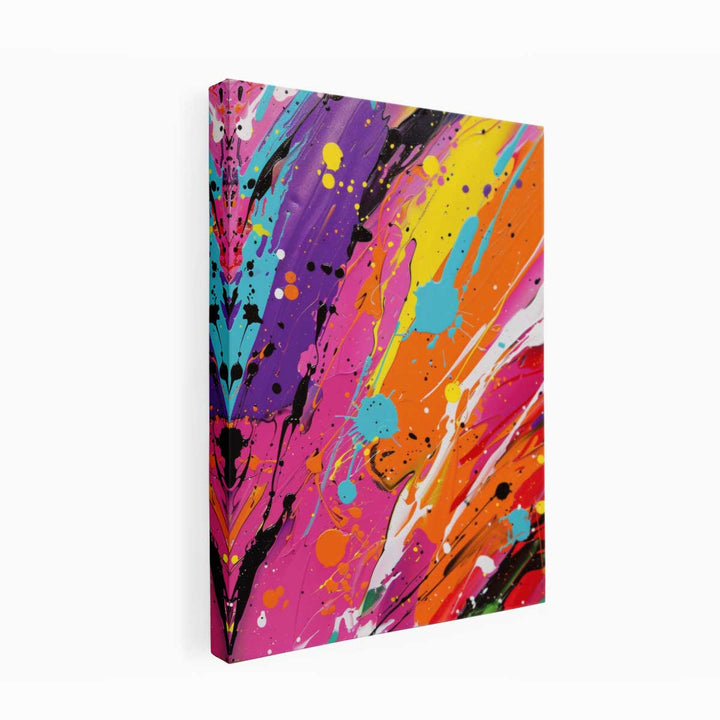 Color Drip Canvas Print