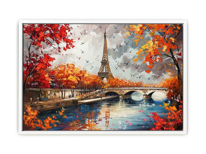 Paris Fall  Framed Print