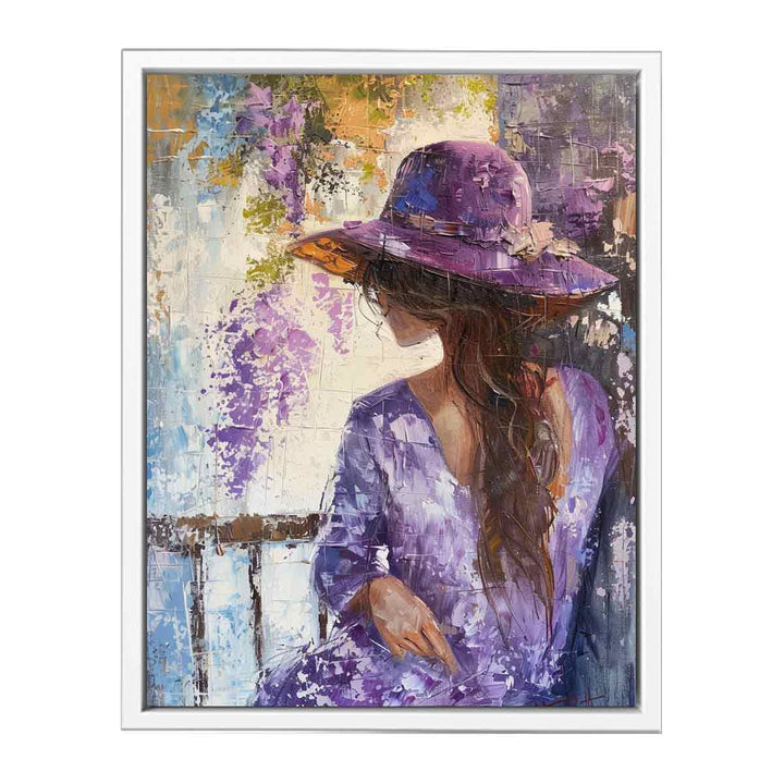 Purple Style Framed Print