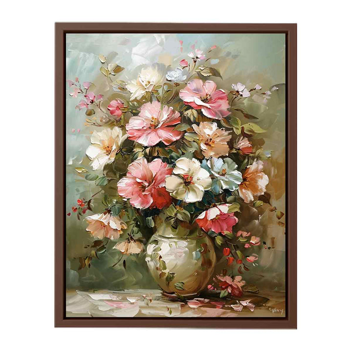 Flowers and Vase  Poster